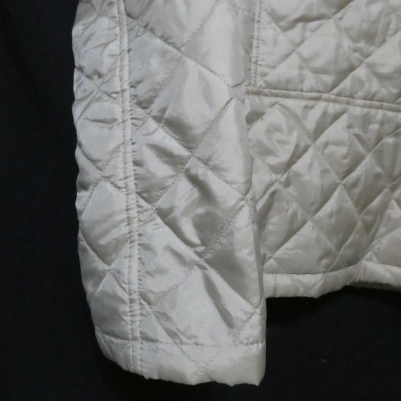 CASUAL IDENTITY | large | Camel Quilted Jacket With Gold Button-Up Front | NWOT - Picture 14 of 16